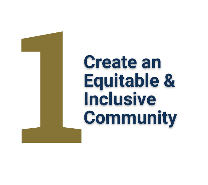 1. Create an Equitable and Inclusive Community