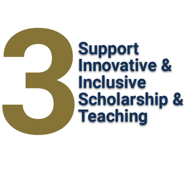 3. Support Innovative and Inclusive Scholarship and Teaching