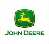 john deere with the outline of a deer