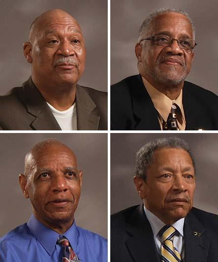 Clockwise (from top left): Ford C. Greene, Ralph A. Long Jr., Ronald L. Yancey, and Lawrence M. Williams.